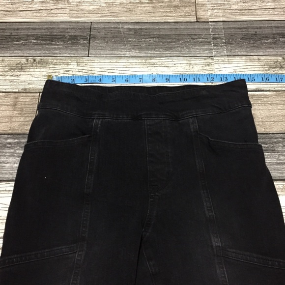 Duluth Trading Pull On Skinny Jeans Women’s 4 Short Black (Inseam 25.5) Stretch - Picture 4 of 9